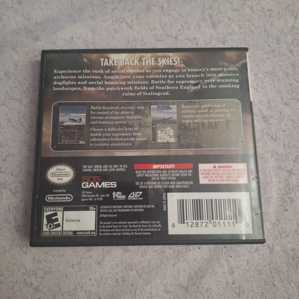 Nintendo DS Game Set - IL-2 Sturmovik & SimAnimals